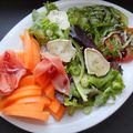 Salade sucrée-salée, colorée et pleine de saveurs
