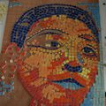 Mosaique enfant. Etape intermédiaire