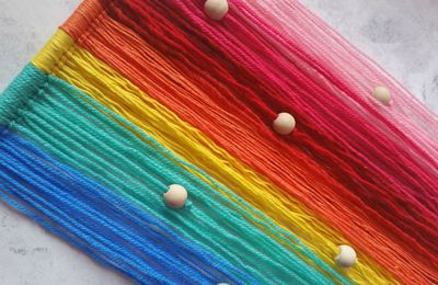 DIY : Un tissage arc en ciel