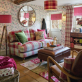 Une déco façon chalet de montagne le tartan pour