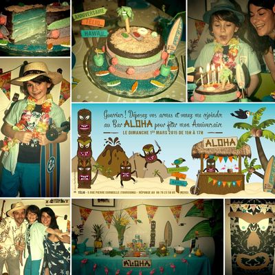 Les 8 ans de notre Surfeur à Hawaï