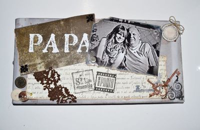 Toile " PAPA"