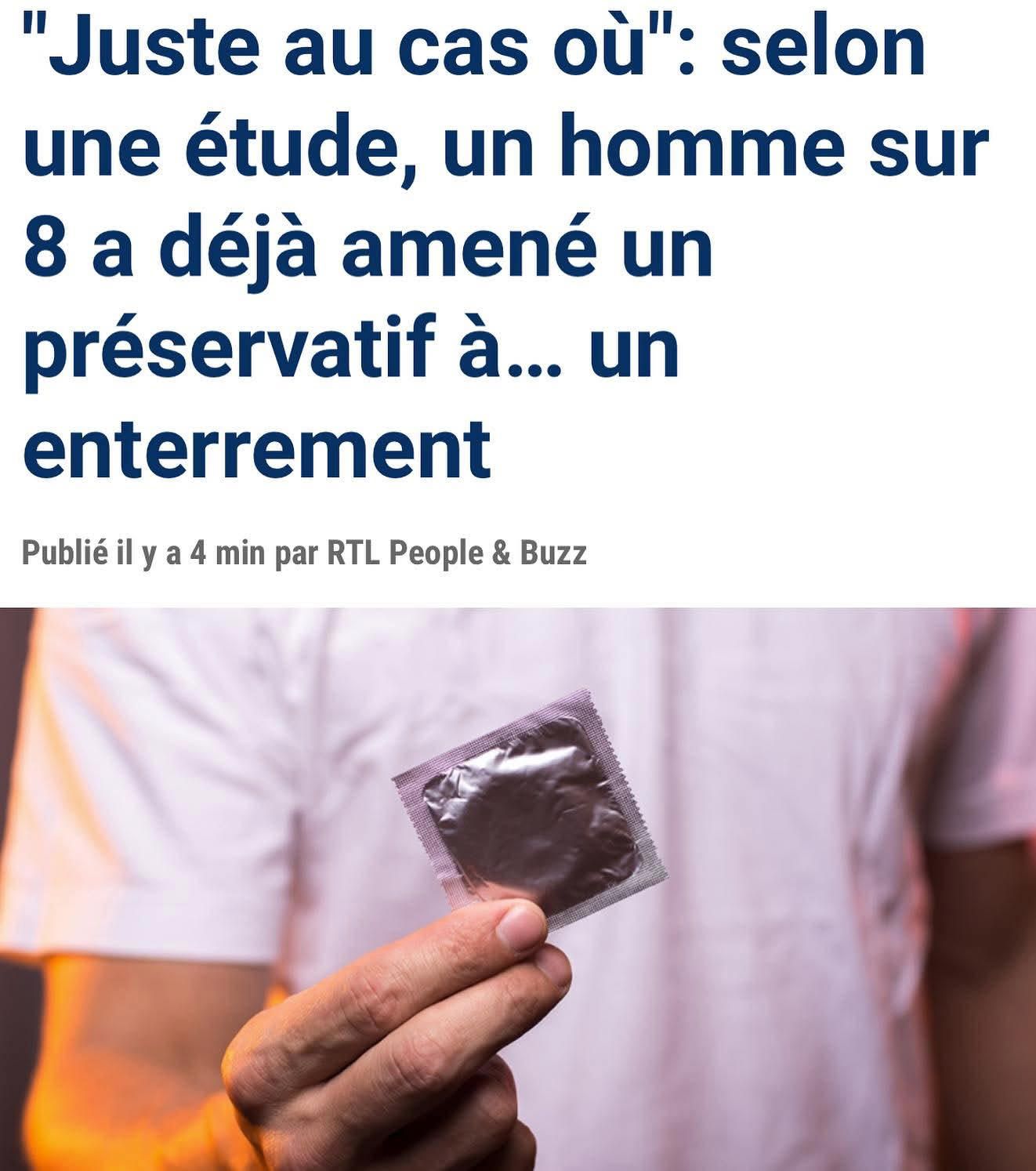 préservatif et enterrement