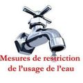 Mesures de restriction de l'usage de l'eau :