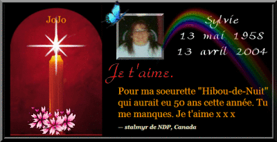 Hommage à ma petite soeur