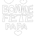 coloriage fete des papas !