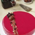 Le Cassirron : Entremets Cassis - Marron 