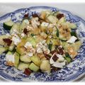 Salade de courgettes croquantes