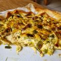 Quiche poireaux et champignons