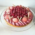 Création : La tarte à la framboise.