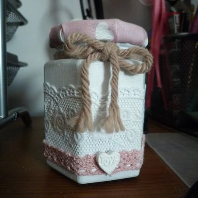 ♥ Relooking d'un pot de confiture ♥