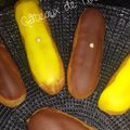 Eclairs chocolat et citron