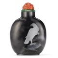 The Joe Grimberg Collection's three black jade snuff bottles