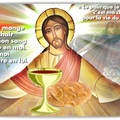 Évangile et Homélie du Je 04 Mai 2017. Jésus est le pain de la vie. Celui qui en mange vivra éternellement.
