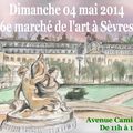 Dimanche 04 mai 2014 : 6e marché de l'art à Sèvres