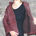 Veste laines brutes Gotland et Steinshaf