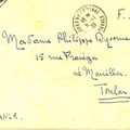  Carte de Philippe à Denise, à bord du Niger, 15/10/1939