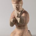 Kneeling man, Western Han dynasty, ca 150 BC