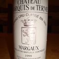 chateau Marquis de Terme 1999 margaux 4e cru classé