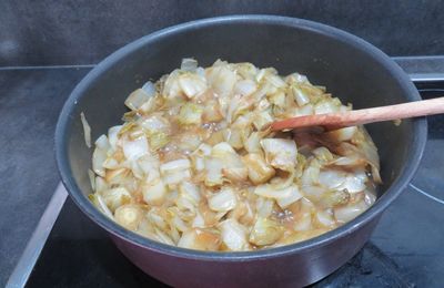 Tarte saumon et endives