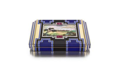 Vladimir Makovsky for Black, Starr and Frost Co., New York. Vanity case, Landscape, ca. 1929