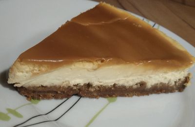 cheesecake au speculos et caramel fleur de sel