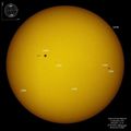 Soleil 24 décembre 2011 - Hélioscope