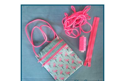 Tuto pochette double "zip" 