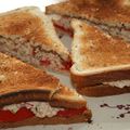 Tuna salad sandwich: radis et céleri