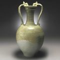 A Celadon-glazed amphora, Tang Dynasty (618-907)