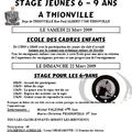 Thionville : dimanche 22 mars : stage enfants animé par M. Falzone et M.C. Federspield