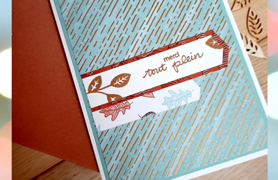 Carte #simplestamping avec la collection Automne d'Or