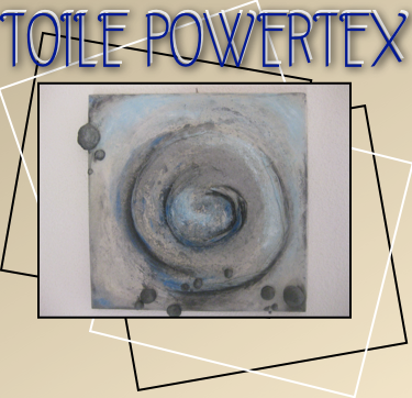 Tableau Toile avec du Powertex