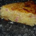 Gâteau de pommes de terre,lardons et gouda