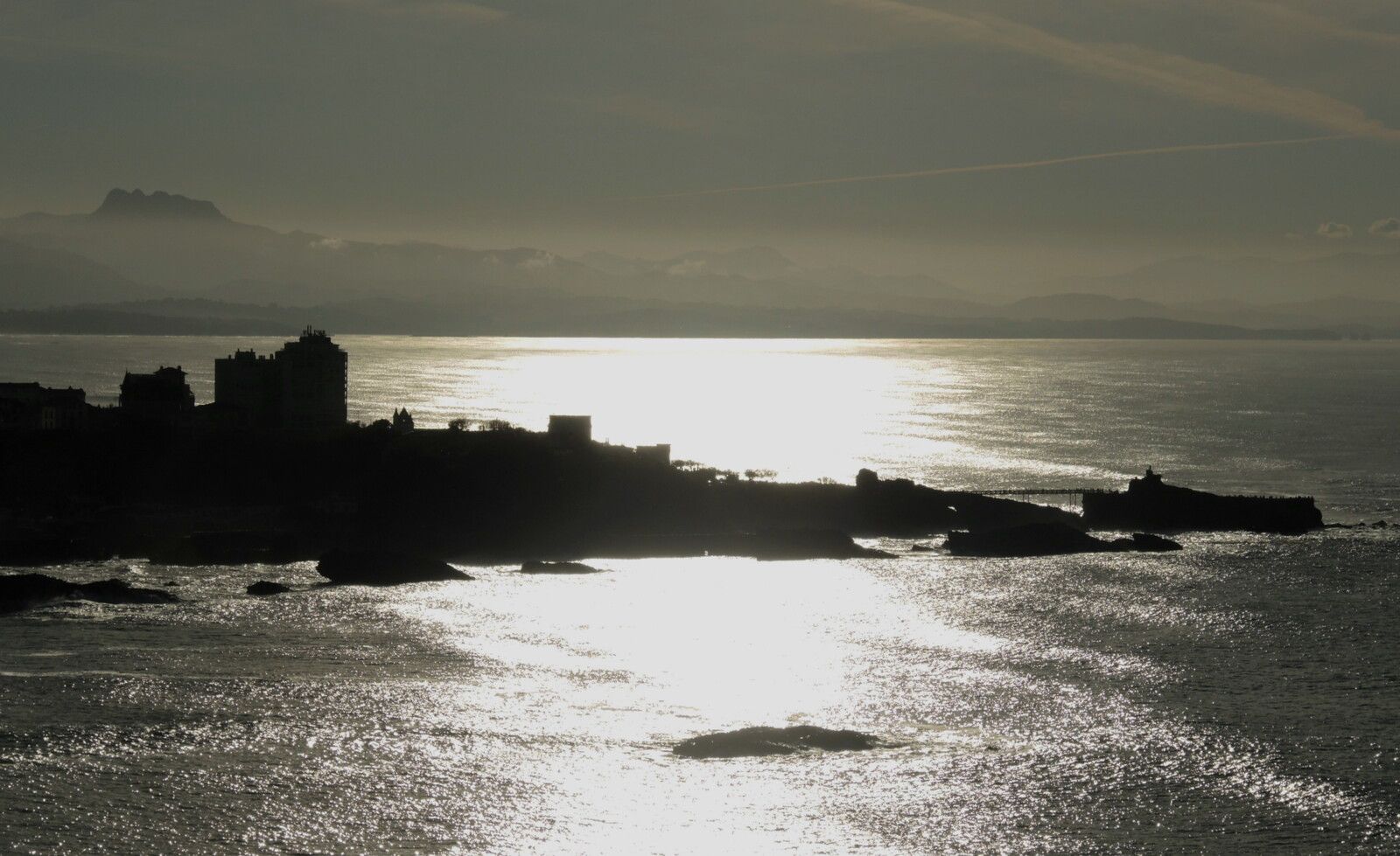 Biarritz, le phare, sommet, vue rocher de la Vierge (64)