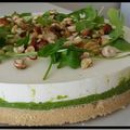 Cheesecake aux petits pois