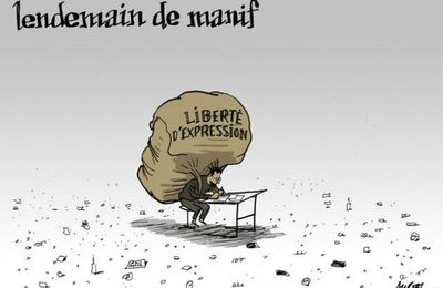 Lendemain de manif - par Aurel - 12 janvier 2015