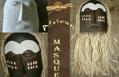 Poterie-   Masque Africain