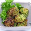 Boulettes de courgettes au four