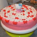 Gateau Hello Kitty pour un anniversaire de princesse réussi!!!