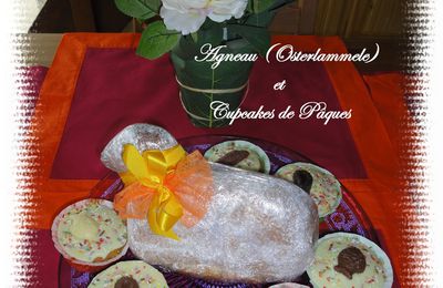 Osterlammele et cupcakes de Pâques