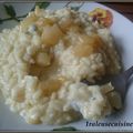 Risotto poires gorgonzola