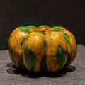 Sancai-glazed Pumpkin, Tang dynasty, 8th Century
