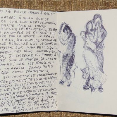 Tango avec un stylo à bille