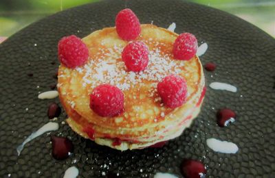 Pancake à la framboise (du chef Custos)