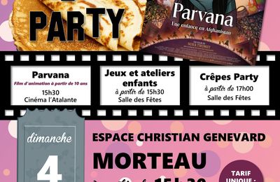 Ciné Crêpes Party - Morteau - Dimanche 04/11/2018