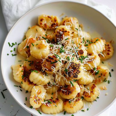 Gnocchis Moelleux : Chou-fleur Caramélisé, Beurre et Parmesan
