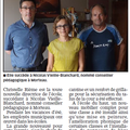 Vu dans la presse : Christelle Rième, nouvelle directrice à l'école - ER 01/09/2016
