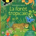 USBORNE : Livre d'autocollants La forêt tropicale