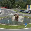 Rond-point à Kaltenbach (Autriche)
